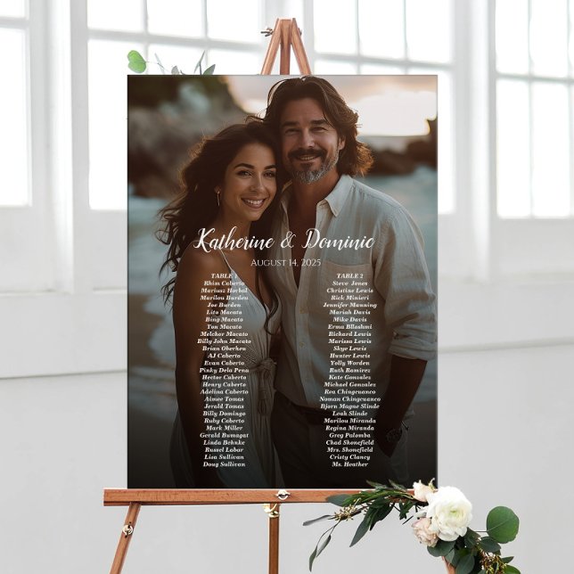 2 tables élégant tableau de sièges mariage photo (Créateur téléchargé)