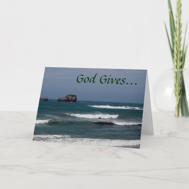 2 Timothée 1:7 Carte d'encouragement (Devant)