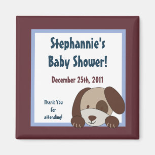 2"x2" Favoriser Magnet Lil League Chien Chien Chie