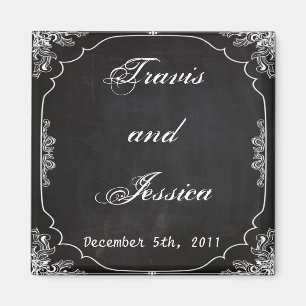 2"x2" Favoriser Magnet Modern Chalkboard Vintage