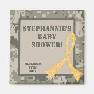 2"x2" Fête Faveur Magnet ARMY ACU Camoflauge Camo