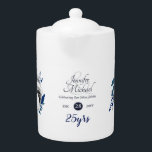 2 x Mariage photo Anniversaire TOUTE ANNÉE Nom Dat<br><div class="desc">Blue Wreath 2 x élément Modèle photo qui peut être modifié pour n'importe quelle occasion. Mariage,  Anniversaire,  retraite,  Anniversaire ou autre. Les photos ont un filtre noir et blanc appliqué pour correspondre à l'esthétique du design.</div>
