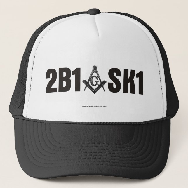 2B1ASK1 - Casquette maçonnique de camionneur (Devant)