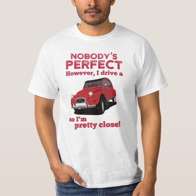 2CV - La vie est trop courte T-shirt (Devant)
