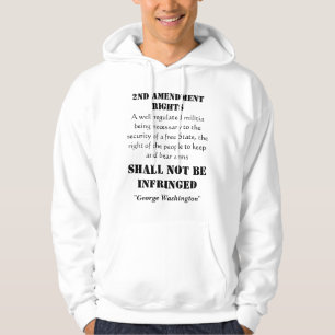 2e amendement Sweat - shirt à capuche masculin