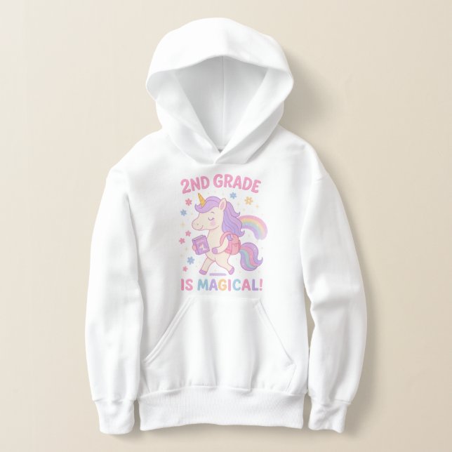 2e année est magique Retour à l'école Unicorn (Poser)