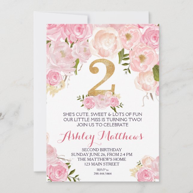 2e anniversaire de la Belle Invitation Florale, (Devant)