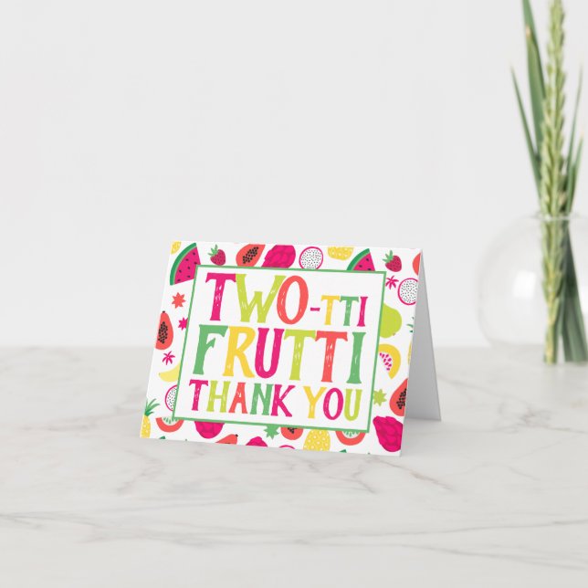 2e anniversaire Merci de fruits à deux tti (Devant)