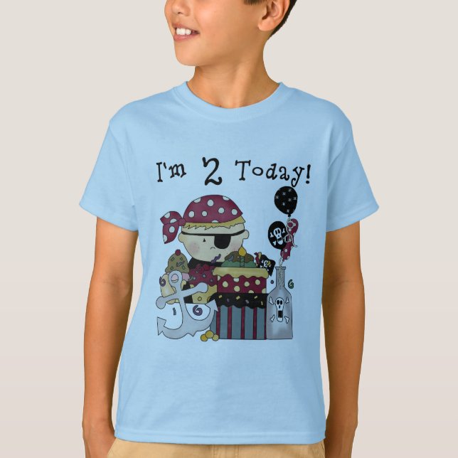 2e anniversaire Pirate Tshirts et cadeaux (Devant)