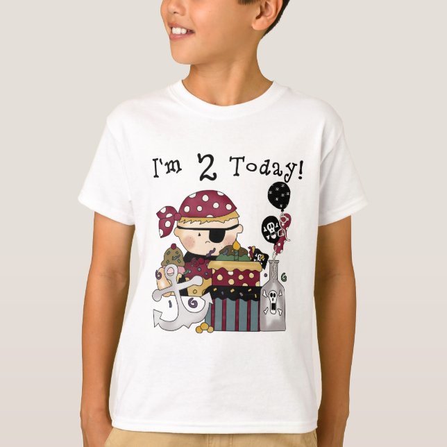 2e anniversaire Pirate Tshirts et cadeaux (Devant)