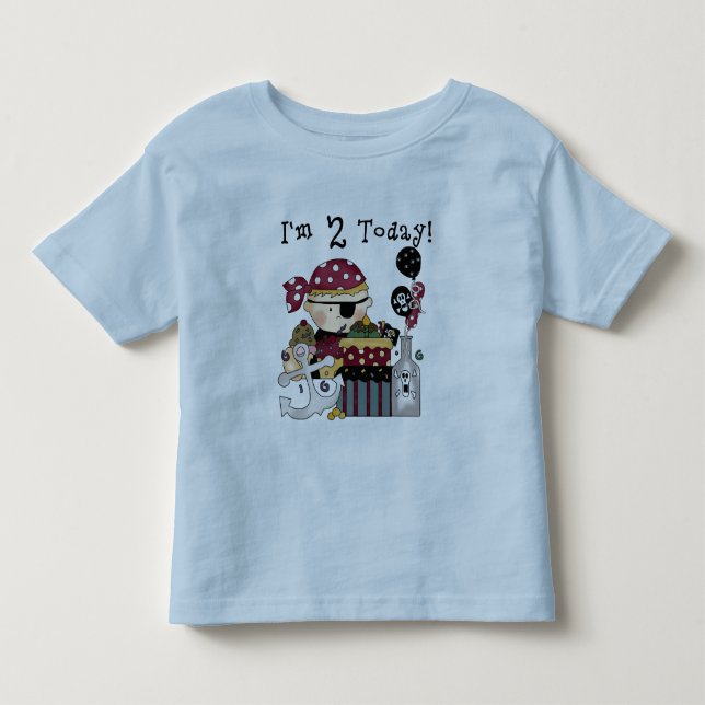 2e anniversaire Pirate Tshirts et cadeaux (Devant)