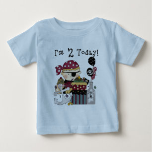 2e anniversaire Pirate Tshirts et cadeaux