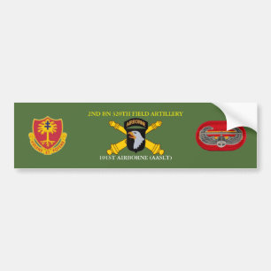 2E BN 320E ARTILLERIE SUR LE TERRAIN 101E STICKER
