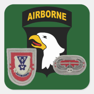 2E BN 503D INFANTERIE 101E STICKERS AÉROBORNES