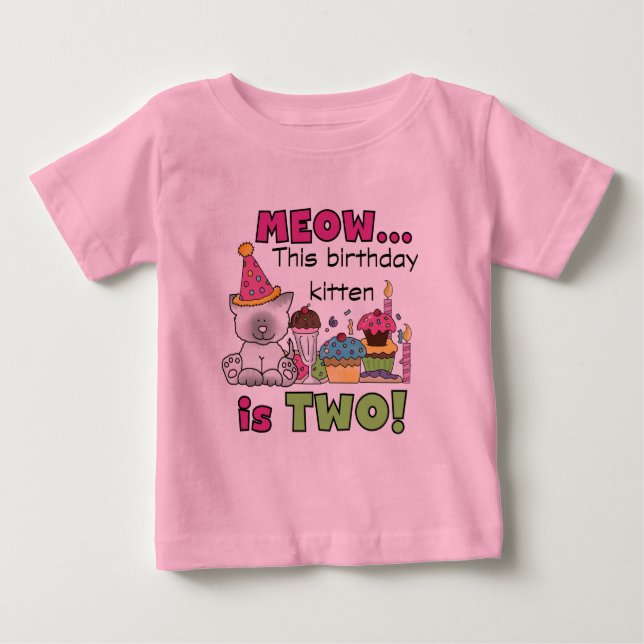 2e t-shirts et cadeaux d'anniversaire Kitten (Devant)