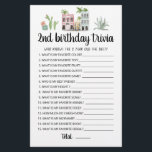 2ème anniversaire Trivia éditable jeu<br><div class="desc">Achetez ce jeu de thème Voyage modifiable et profitez de la carte Trivia de haute qualité pour votre événement! C'est un modèle de jeu,  Vous pouvez changer les questions comme vous le souhaitez! Aquarelle de voyage thème design.</div>