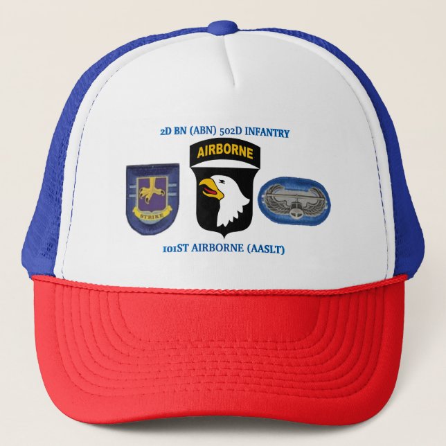 2ème CASQUETTE AÉROPORTÉ de 502ND INFANTERIE de (Devant)