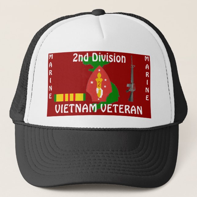 2ème Casquette marin de boule de division Vietnam (Devant)