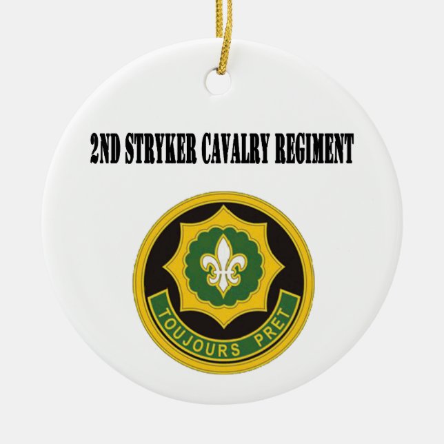 2ème Ornement de régiment de cavalerie de Stryker (Devant)