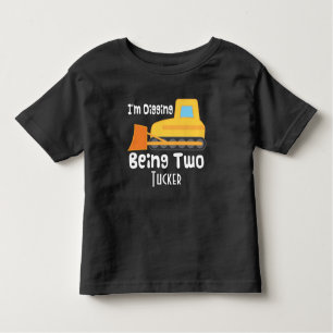 2ème T-shirt de construction de bouteur