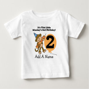 2ème T-shirt personnalisé d'anniversaire de petit