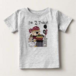 2ème T-shirts et cadeaux de pirate d'anniversaire