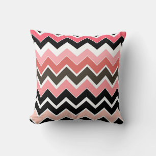 2en1 Coussin Motif ZigZag Rose Earth