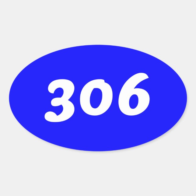 306 Sticker pare-chocs #1 (Devant)