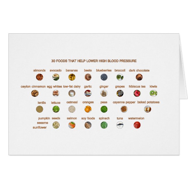 30 Aliments basse pression artérielle naturellemen (Devant horizontal)