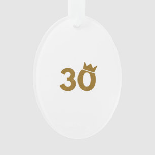 30 Couronne d'or - 30e cadeau d'anniversaire