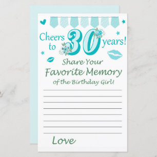 30 e anniversaire Mémoire préférée de l'anniversai