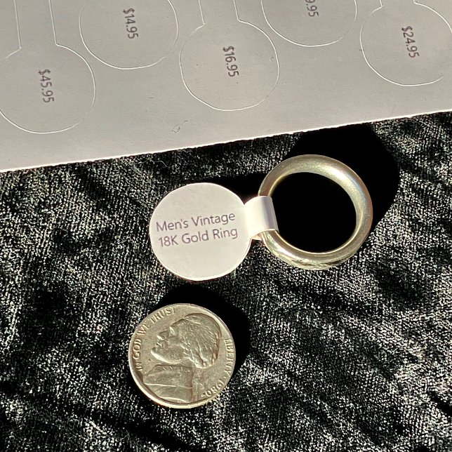 30 Joyau blanc Prix étiquette Barbell Sticker Set (Créateur téléchargé)