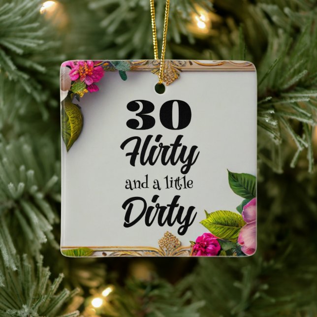 30 Ornement en céramique Flirty (Arbre)