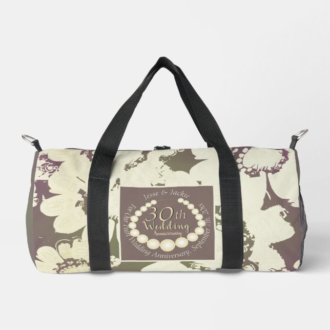 30e/12e Sac à coudre floral Pearl pour impression (Recto)