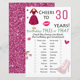 30e anniversaire de ce jeu ou de ce jeu