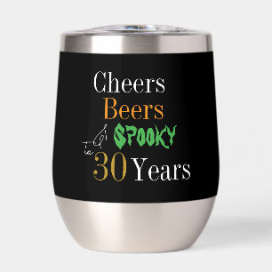 30e anniversaire Halloween Éffrayant Cheers Bières