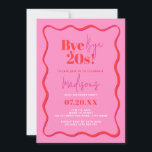 30e anniversaire Invitation Bye Bye 20s frontière<br><div class="desc">Célébrez le grand 3-0 en style avec notre invitation dynamique et moderne 30e anniversaire. Cet invitation unique et coloré est parfait pour annoncer votre fête d'anniversaire. Que vous soyez en voyage pour une affaire de classe ou une fête sauvage "sale trente", notre modèle d'invitation éditable vous permet de customiser les...</div>
