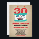 30e anniversaire Invitation Funny Cake Mens Décont<br><div class="desc">Un drôle de gâteau d'anniversaire de dessin animé 30e invitation pour un mari,  un ami,  un père ou grand-père ou des dames,  aussi!</div>