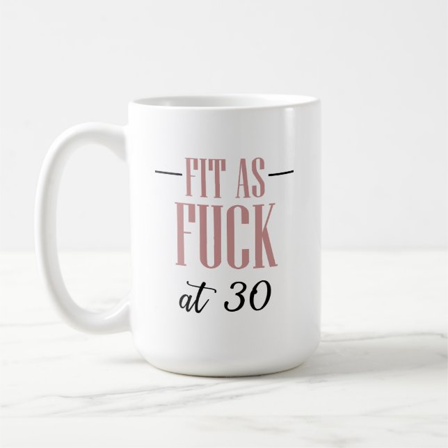 30e anniversaire Mug | Ajuster à 30 (Gauche)