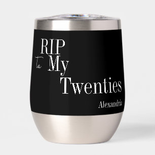 30e anniversaire RIP 20s Party Noir et Blanc