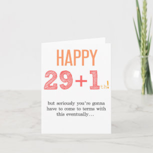 30e anniversaire sale trente carte