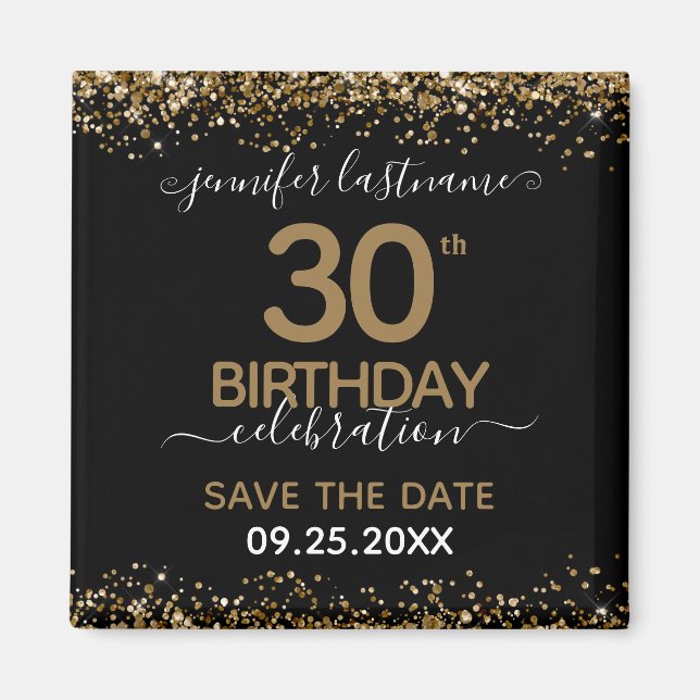 30e anniversaire Save the Date Magnet (Devant)