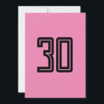 30E ANNIVERSAIRE SIMPLE ROSE INVITATION PERSONNALI<br><div class="desc">30E ANNIVERSAIRE INVITATION PERSONNALISÉE</div>