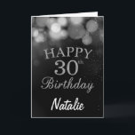 30e carte de crédit<br><div class="desc">30e Birthday Black and Silver Glitter Card with personalized name For further customization,  please click the "Customize it" button and use our design tool to modify this template.</div>