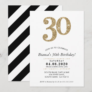 30E FÊTE D'ANNIVERSAIRE INVITATION parties scintil