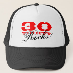 30ème Casquette d'anniversaire trente roches !