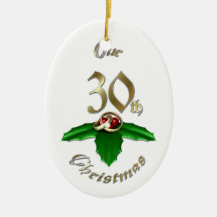 30ème ornement marié de Noël