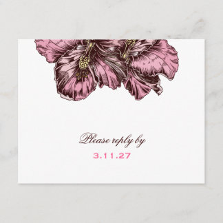 311-Aloha Hibiscus RSVP