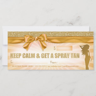 311 Certificat cadeau Sunburst Spraytan