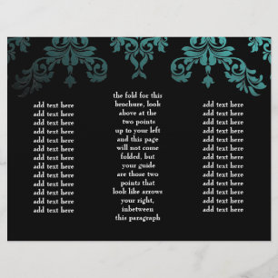 311 Dashing Damask Sea Garden at Night Brochure